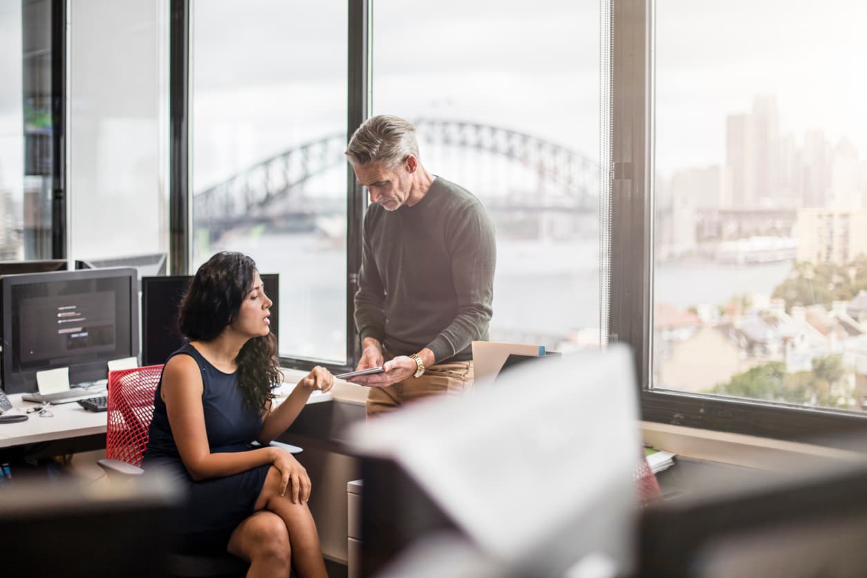 Two people in Sydney, Australia