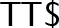 Trinidad and Tobago Dollar Symbol